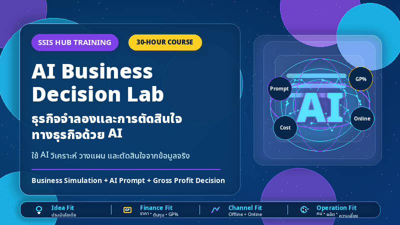 ห้องปฏิบัติการจำลองธุรกิจและการตัดสินใจด้วย AI (AI Business Simulation Lab)